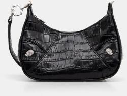 Philipp Plein bőr táska fekete, AADA WBA2034 PLE009N - fekete Univerzális méret