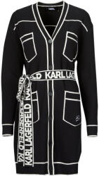 Karl Lagerfeld Jerseuri și Cardigane Femei BRANDED BELTED CARDIGAN Karl Lagerfeld Negru EU M