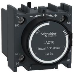 Schneider Electric LADT0 Behúzáskésleltető segéd érintkező blokk 0, 3-3 sec csillag/delta időmű, időzítő