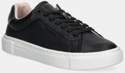 Calvin Klein bőr sportcipő CUPSOLE LACE UP W/ML - LTH fekete, HW0HW02288 - fekete Női 41