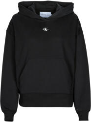 Calvin Klein Hanorace Femei MICRO MONOLOGO HOODIE Calvin Klein Jeans Negru EU L