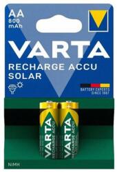 VARTA szolár NiMH 800mAh újratölthető akkumulátor ceruza elem AA 2 db (4008496658688)