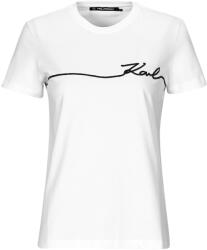 Karl Lagerfeld Tricouri mânecă scurtă Femei SEASONAL LOGO T-SHIRT Karl Lagerfeld Alb EU XS