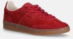 HUGO BOSS velúr sportcipő Brenta - piros Női 36