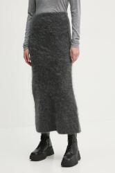 By Malene Birger gyapjú szoknya ESTILLE szürke, maxi, egyenes, Q72556002 - szürke S
