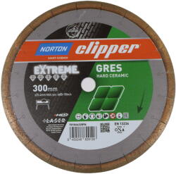 Norton Clipper Extreme Gres gyémánt vágókorong Ø300x25, 4 mm (CT432896)