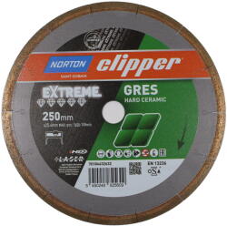 Norton Clipper Extreme Gres gyémánt vágókorong Ø250x25, 4 mm (CT432632)