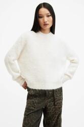 AllSaints gyapjú pulóver VORTEX JUMPER meleg, női, fehér, W032KB - fehér S