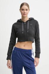 Adidas felső Femme Galore Short Fulzip Hoodie szürke, női, nyomott mintás, kapucnis, JN3006 - szürke XS