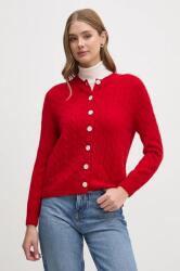 Barbour gyapjú kardigán Barbour x Alexa Chung piros, könnyű, LKN1608 - piros 38