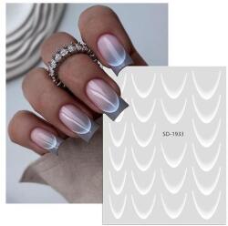  Körömmatrica - SD-1933 French ombre