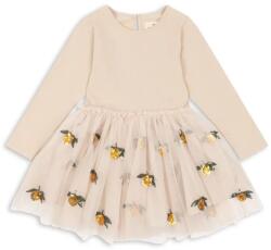 Konges Sløjd gyerek ruha YVONNE BALLERINA DRESS bézs, mini, harang alakú, KS102154 - bézs 134-140
