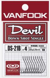 Vanfook DS-21B Devil 6 dropshot horog 10db (VF-DS-21B-06)