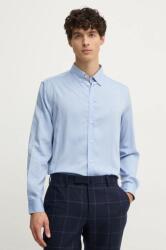 Sisley ing férfi, legombolt galléros, regular, 5SEQSQ049 - kék XL