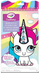 Crayola Creations: Unicorn set de desen cu abțibild (04-1174)