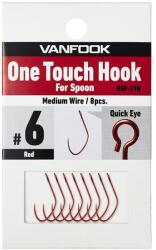 Vanfook OSP-31R One Touch Hook 6 szakáll nélküli horog 8db (VF-OSP-31R-06)