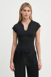 By Malene Birger t-shirt VENAZIA női, fekete, Q72465001 - fekete L