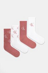 Calvin Klein Jeans zokni 4 pár narancssárga, női, 701229463 - narancssárga Univerzális méret