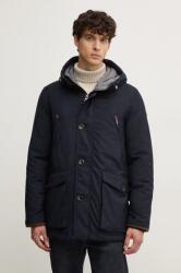 Hackett London parka férfi, sötétkék, téli, HM403226 - sötétkék XL