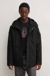 Volcom rövid kabát férfi, fekete, átmeneti, oversize, A1732407 - fekete S