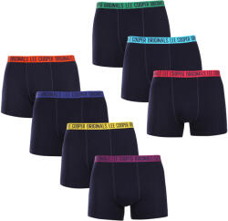 Lee Cooper 7PACK Férfi boxeralsó Lee Cooper sötétkék (PO41016) XL