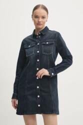 Tommy Hilfiger farmerruha sötétkék, mini, egyenes, DW0DW19735 - sötétkék XS