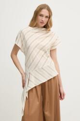 Hoss Intropia felső bézs, női, mintás, 5878037 - bézs S