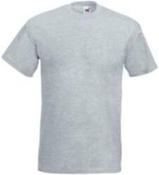 Fruit of the Loom F03 rövid ujjú környakas póló, SUPER PREMIUM T, Heather Grey - 4XL (F031512)