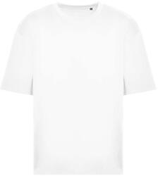Just Ts JT009 rövd ujjú bő szabású unisex póló Just Ts, White-S (jt009wh-s)