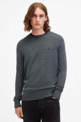 AllSaints gyapjú pulóver MODE férfi, szürke, M002KZ - sötétkék XL
