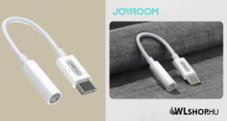 JOYROOM Audió adapter, USB-C - 3, 5 mm-es jack Joyroom - Fehér (SH-C1 White)