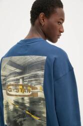 G-Star RAW pamut melegítőfelső férfi, nyomott mintás, D25102-D257 - kék S