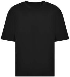 Just Ts JT009 rövd ujjú bő szabású unisex póló Just Ts, Deep Black-M (jt009dbl-m)