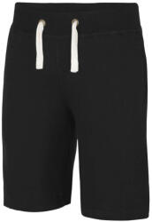 Just Hoods vastag Uniszex rövidnadrág három zsebbel AWJH080, Jet Black-M (awjh080jbk-m)