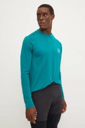 Compressport futós hosszú ujjú felső Performance zöld, sima, ATSM4946 - türkiz M