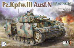 TAKOM Pz. Kpfw. III Ausf. N mit Schürzen 1: 35 (TAK8005)