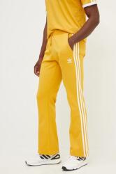 Adidas melegítőnadrág 70S Track Pant sárga, nyomott mintás, IX5223 - sárga M