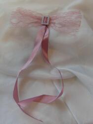  székhuzat dísz csipke, mályva ( 20*30 cm)