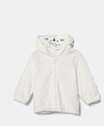 Benetton baba felső fehér, sima, kapucnis, 3MCDA501C - fehér 56