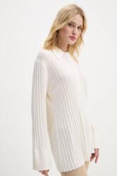 By Malene Birger gyapjú pulóver DELPHINE könnyű, női, bézs, Q72580001 - bézs L