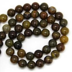  Agata Colorata Cracked Verde Margele Pietre Semipretioase Rotunde - 14 x 14 mm - concepttropic - 56,00 RON
