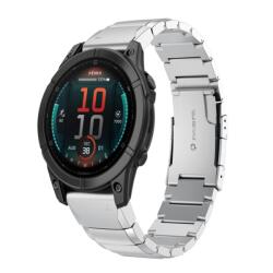  PÁNCÉL GYORSKIOLDÁS Fém szíj Garmin Fenix 8 47mm ezüsthöz