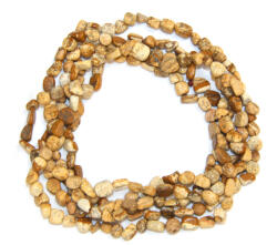  Colier din Jasp Peisaj Natural Neregulat 5-10 x 5-8 mm