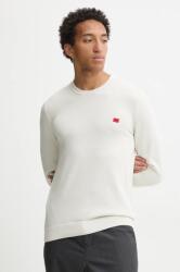 HUGO BOSS pamut pulóver könnyű, fekete, 50475083 - bézs XXL - answear - 27 990 Ft