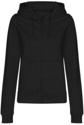 Just Hoods AWJH050F NŐI COLLEGE CIPZÁROS KAPUCNIS PULÓVER (awjh050fdbl-xl)