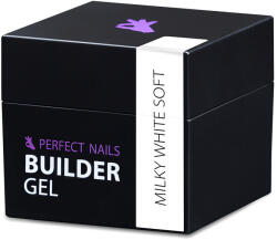 Perfect Nails Milky White Soft Builder Gel - Építő Zselé 50g (PNZ6062) - perfectnails