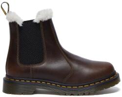 Dr. Martens bokacsizma 2976 Leonore barna, női, téliesített, lapos talpú, DM32016777 - barna Női 40