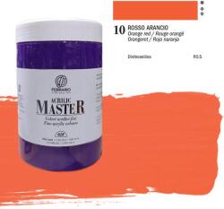 FERRARIO Master akrilfesték, 1000 ml - 10, orange red