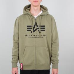 Alpha Industries Basic Zip Hoody - olive - snipersw - 33 290 Ft