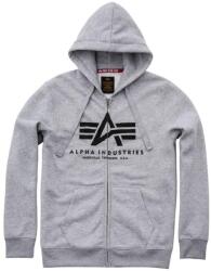 Alpha Industries Basic Zip Hoody - greyheather